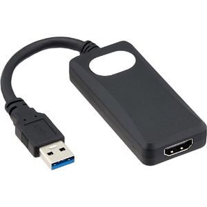 アイネックス USB3．0-HDMI変換アダプタ ブラック AMC-USBHDA-イメージ1