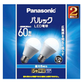 パナソニック LED電球 E26口金 全光束810lm(7．0W一般電球タイプ) 昼光色相当 2個入り パルック LDA7DGK62T