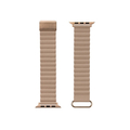 PGA Apple Watch 49/46/45/44/42mm用PUレザーマグネットバンド ベージュ PGAW49MG03BE