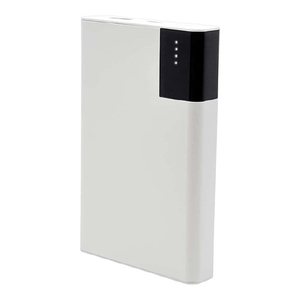 ラスタバナナ Type-C1ポート/USB-A1ポート モバイルバッテリー 5000mAh 計2．4A 30cm ホワイト RLI050C12W01WH-イメージ1