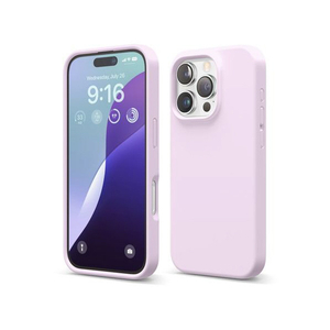elago iPhone16Pro用シリコンケｰス ライトライラック EL_IPRCSSCS3_LL-イメージ2