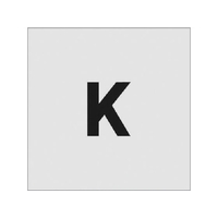 アイマーク ステンシル K 文字サイズ50×40mm FC653JF-8186063
