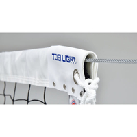 トーエイライト バレーボールネット 6人制 上下白帯付 検定A級 440T FCJ317B-B4088