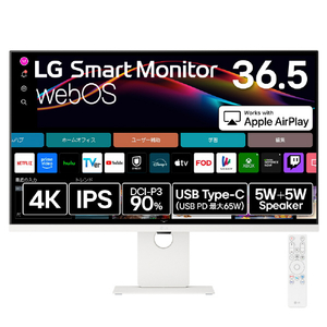 LGエレクトロニクス 36.5型 LG Smart Monitor 37U730SA-W LGエレクトロニクス 36.5型 LG Smart Monitor 37U730SA-W