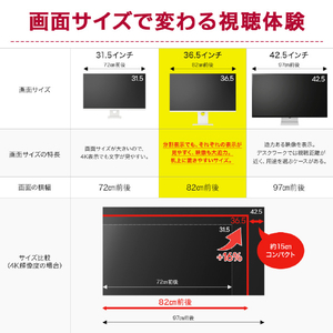 LGエレクトロニクス 36．5型 LG Smart Monitor 37U730SA-W-イメージ5