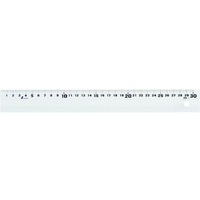 シンワ アルミ直尺_アル助_30cm_ホワイト 65418 FC717WF-1477599