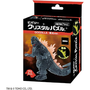 ビバリー クリスタルパズル ゴジラ -発光ver．- ｸﾘｽﾀﾙ50323ｺﾞｼﾞﾗﾊﾂｺｳVER-イメージ2