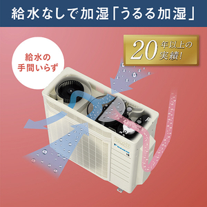 ダイキン 「標準工事込み」 6畳向け 自動お掃除付き 冷暖房インバーターエアコン うるさらmini S　シリーズ S224ATMS-W-イメージ5
