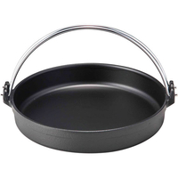 中部コーポレーション トキワ鉄すきやき鍋黒ツル付24cmSY-11 FCA4743