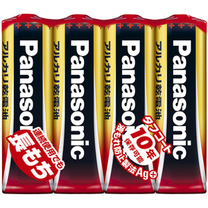 パナソニック アルカリ乾電池単3形4本パック LR6XJ/4SE-イメージ1