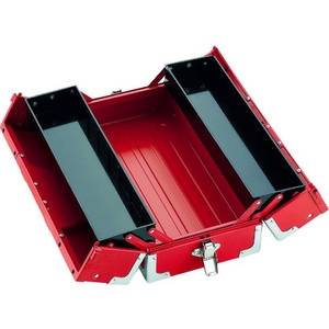 ＴＯＮＥ ツールケース(メタル) V形2段式 433×220×160mm レッド FC811AG-3904351-イメージ2