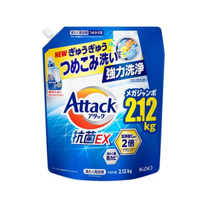 KAO アタック抗菌EX つめかえ用 2120g FC760RK-イメージ1