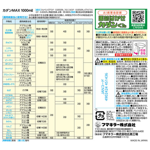 フマキラー カダン MAX 1000mL FCJ029J-イメージ5