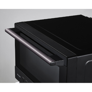 SHARP 23L ワイドフラットオーブンレンジ e angle select PLAINLY ブラック RE-WME6-B-イメージ3