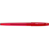 パイロット スーパーグリップG 1.0mm 中字 赤 F122834-BSGC-10M-RR