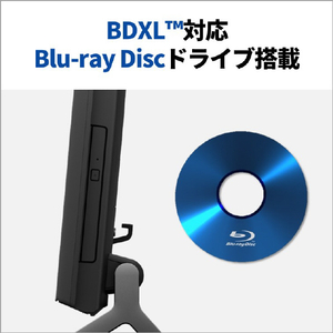 富士通 一体型デスクトップパソコン FMV Desktop F ブラック FMVF77K1BA-イメージ6