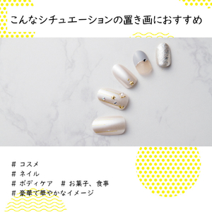 エレコム 置き画がキレイに映える背景シート 大判サイズ 3枚入り 大理石/スレート/漆喰 DGA-BPBGST-イメージ4