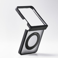 エレコム Galaxy Z Flip8用ハイブリッドケース MAGKEEP スタンドマット ブラック PM-G266MGSTCBK