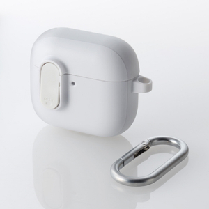 エレコム AirPods (第4世代)用 TOUGH SLIM Lock ホワイト AVA-AP06TSLWH-イメージ2