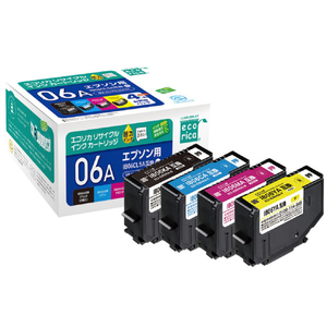 エコリカ IB06CL5A 互換リサイクルインクカートリッジ 4色パック ECI-EIB06A-5P エコリカ IB06CL5A 互換リサイクルインクカートリッジ 4色パック ECI-EIB06A-5P