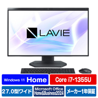 NEC 一体型デスクトップパソコン LAVIE A27 ファインブラック PC-A2795JAB
