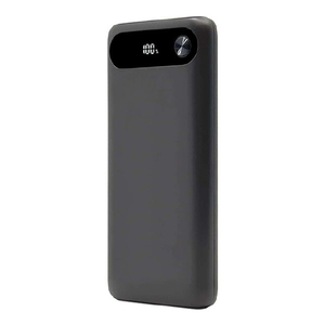 ラスタバナナ PD20W対応 Type-C1ポート/USB-A2ポート モバイルバッテリー 10000mAh 30cm チャコールグレー RLI100C20W02CGRY-イメージ1