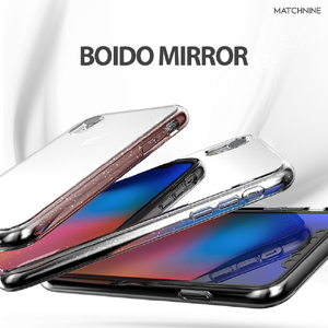Matchnine iPhone XR用ケース BOIDO MIRROR クリアピンクパール MN13982I61-イメージ2