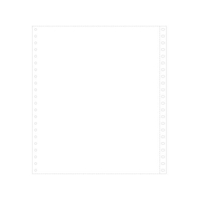 コンピュータ連続用紙 10×11白紙楕円 A式 2000枚 FCF246U-3E9011