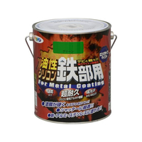 アサヒペン 油性シリコン鉄部用 1.6L グリーン FC066NV