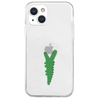 AKAN iPhone 13用ソフトクリアケース ワニ AK20983I13