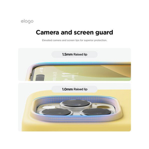 elago iPhone16Pro用シリコンケｰス イエロー EL_IPRCSSCS3_YE-イメージ6