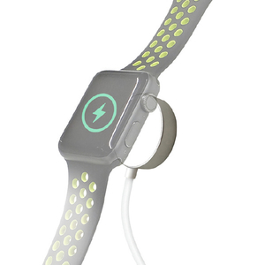 エアージェイ Apple Watch用 磁気5W充電ケーブル TYPE-C ホワイト MUJ-APWC1M WH-イメージ3