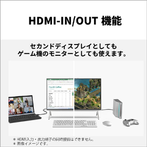 富士通 一体型デスクトップパソコン FMV Desktop F ホワイト FMVF55K1WA-イメージ10