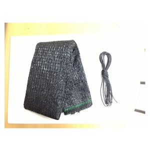 イノベックス 遮光ネット カーテンタイプ 遮光率65% 2m×2m 黒 FC510HV-8194854-イメージ2