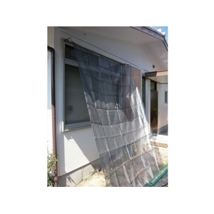 イノベックス 遮光ネット カーテンタイプ 遮光率65% 2m×2m 黒 FC510HV-8194854-イメージ7
