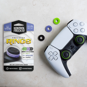 KontrolFreek Precision Rings Mixed Pack Purple Black & Green 4005-MIX-イメージ2