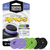 KontrolFreek Precision Rings Mixed Pack Purple Black & Green 4005-MIX-イメージ1