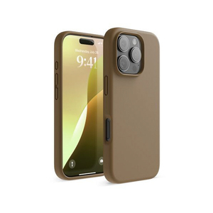 elago iPhone16Pro用シリコンケｰス ブラウン EL_IPRCSSCS3_BR-イメージ1