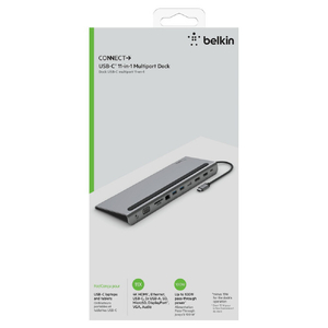 BELKIN USB-C 11-in-1マルチポートドック マルチポートドック INC004BTSGY-イメージ2