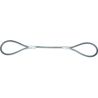トラスコ中山 TRUSCO ワイヤーロープスリング Aタイプ アルミロック 16mm×5m FC836HU-8191701