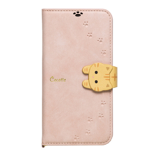 NATURAL design iPhone 15/14/13用手帳型ケース New Cocotte ピンクベージュ IP23-61-COT03-イメージ1