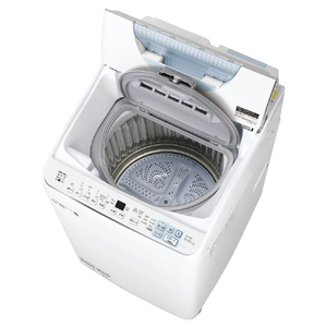 SHARP 6.5kg洗濯乾燥機 e angle select ホワイト系 EST6E2W-イメージ3