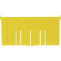 ＤＩＣプラスチック F型コンテナF-17用長手用仕切板 365×183 黄 イエロー183F-173654 FC314GG-5011809