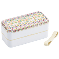 スケーター メラミンフタランチボックス天平文様(夢幻) 薄紅 SLBW6MﾒﾗﾐﾝﾌﾀLBﾑｹﾞﾝPK