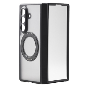 エレコム Galaxy Z Fold8用Ultra ハイブリッドケース 極限 MAGKEEP スタンドマット ブラック PM-G267MGSTKCBK-イメージ2