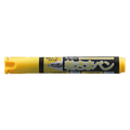 シヤチハタ 乾きまペン 中字 丸芯 黄色 1本 F855374-K-177N