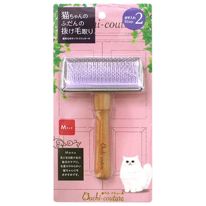 スーパーキャット 猫用玉付きソフトスリッカーＭ ｵｳﾁｸﾁﾕ-ﾙﾈｺﾀﾏﾂｷｽﾘﾂｶ-M-イメージ1