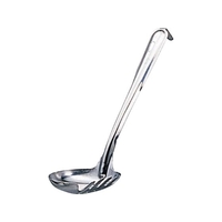 リス 共柄 うどん杓子 (カギ無) 左利き用 カギ無 左利き用直径85mm柄205mm FCL3781-003035003