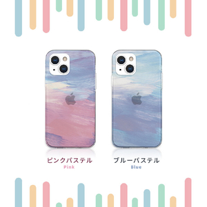 AKAN iPhone 13用ソフトクリアケース PINK pastel AK20984I13-イメージ3