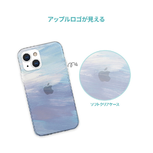 AKAN iPhone 13用ソフトクリアケース PINK pastel AK20984I13-イメージ5